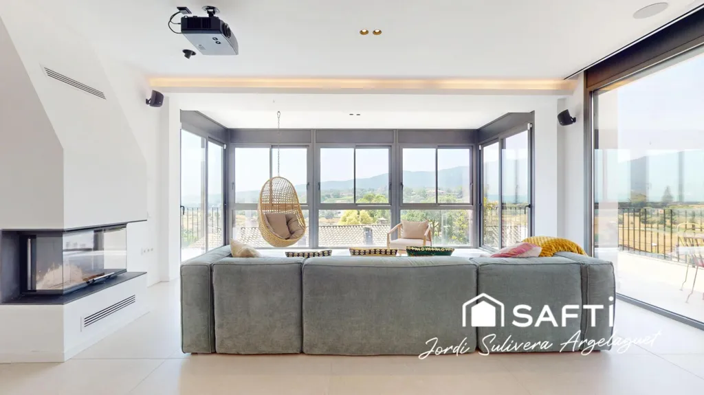 Séjour - Luxury Villa with Panoramic Views in Banyoles