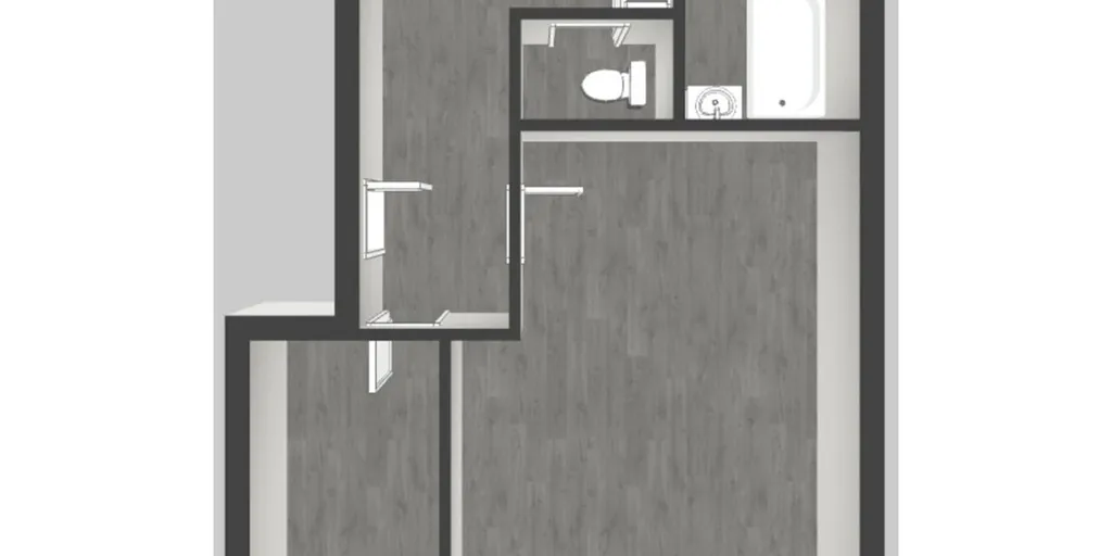 Floor Plan - Ground Floor Apartment with Garden in Edegem