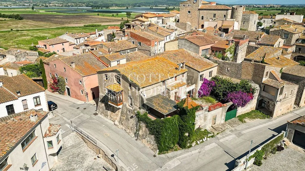 Aerial - Traditional Masía in Bellcaire d'Empordà