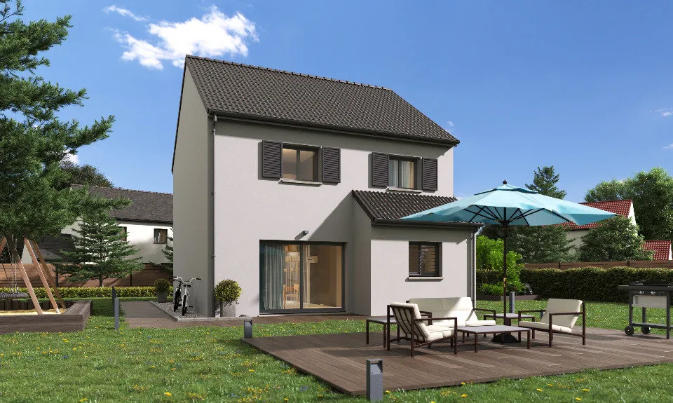 New Build House with Garden in Messon