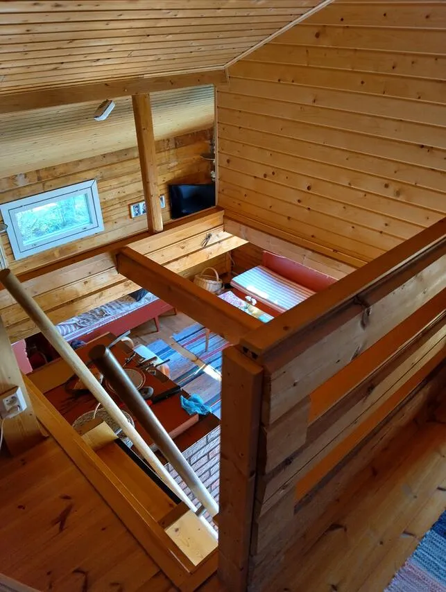 Bedrooms - Winter Cottage with Sauna on Hästikari Island