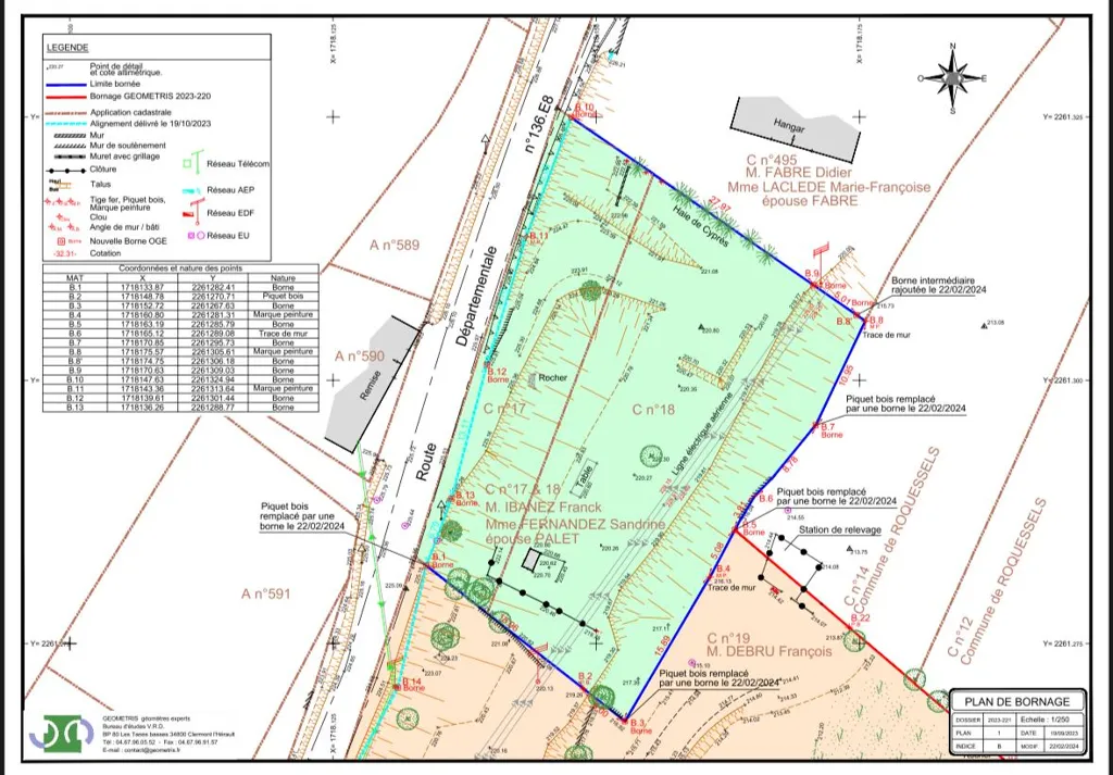 Planimetria - Constructible Plot with South Exposure in Roquessels