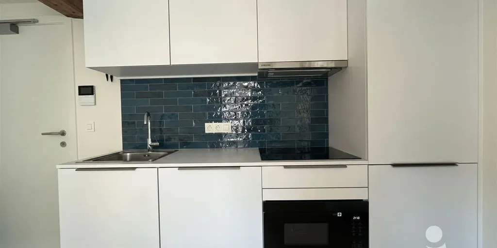 Cuisine - Studio avec Salle de Bains dans le Centre de Leuven
