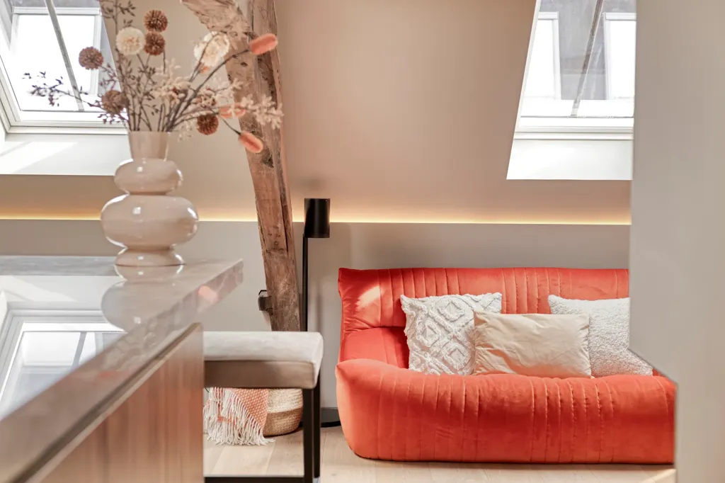 Living Room - Monumental Penthouse with Dachterras in ’s-Hertogenbosch