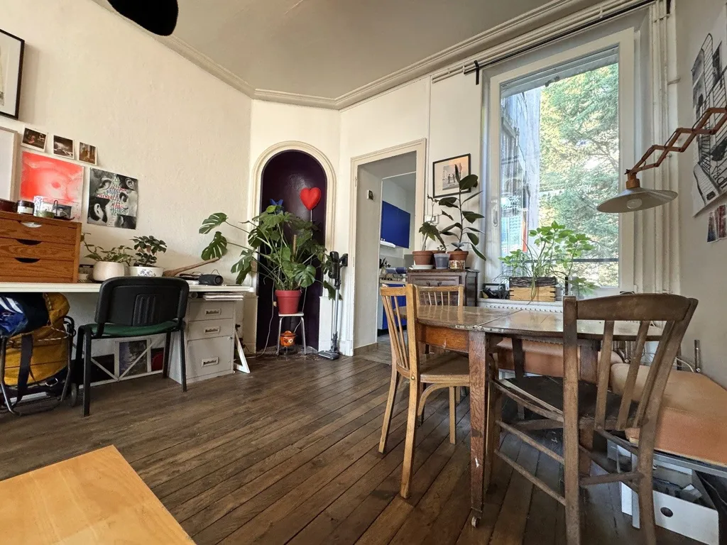 Dining Room - 2-Bedroom Apartment with Balcony in Nancy