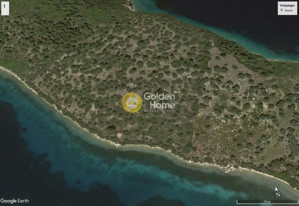 Õhuvaade - Olive Grove with Sea View in Sithonia