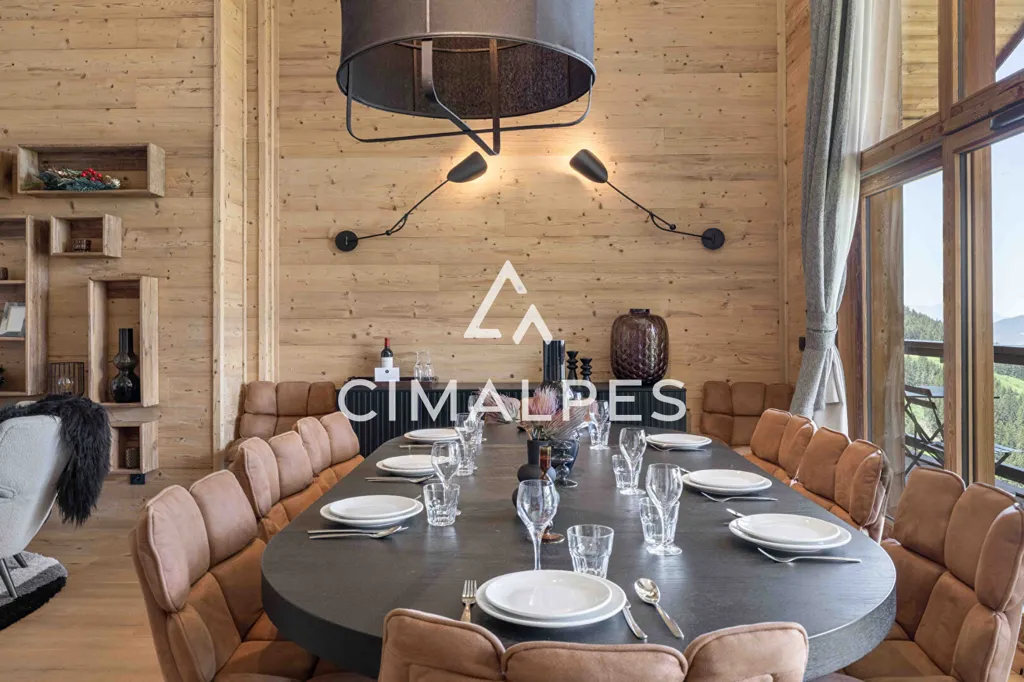 Sala da pranzo - Penthouse with Mountain Views in Trois Vallées