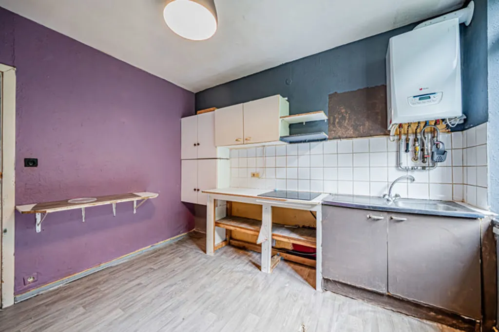 Köök - 3-Bedroom Apartment with Parking in Verviers