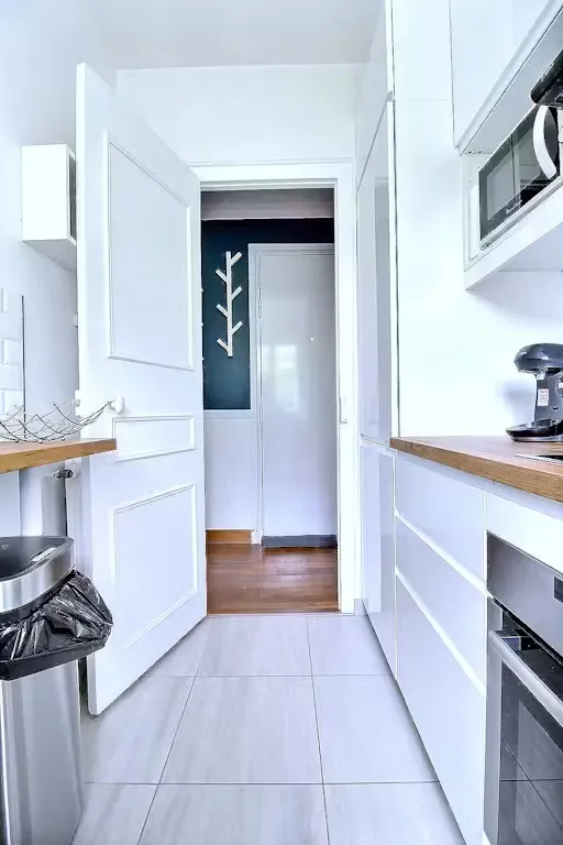 Köök - Furnished Flat with Washer on Boulevard Vincent Auriol