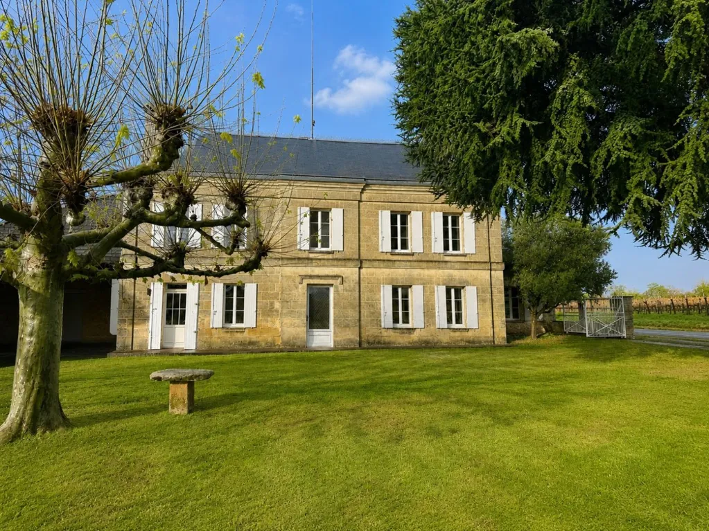 Esterno - 1910 Stone House with Vineyard View in Puisseguin
