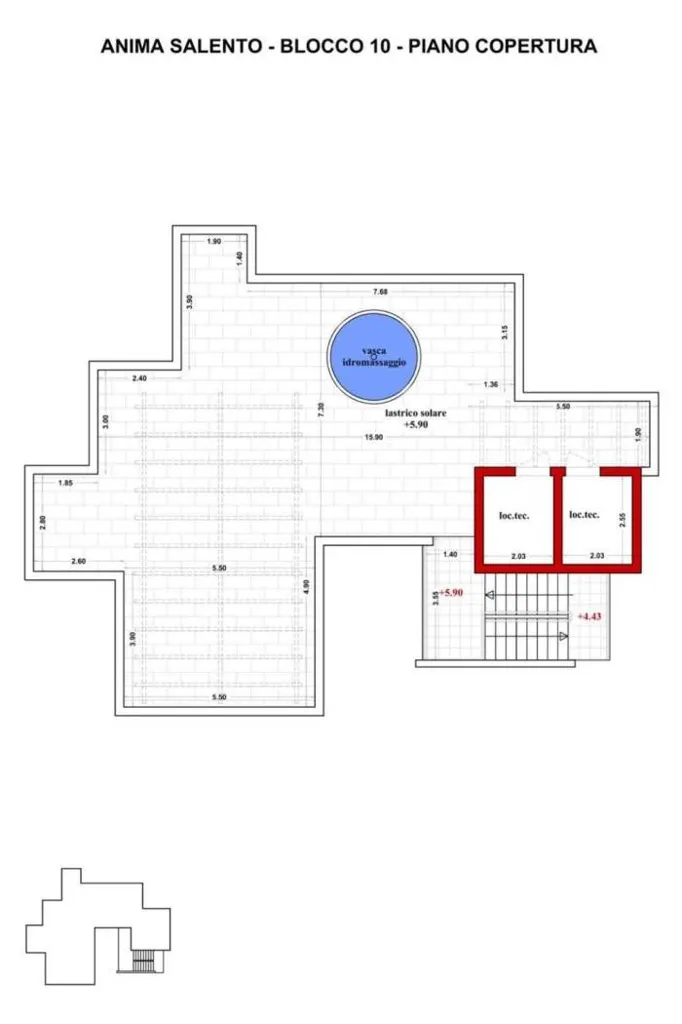 Floor Plan - Luxury Hotel with Sea View in Nardò, Apulia