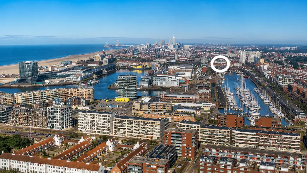 Õhuvaade - Studio Flat with Sea View in Scheveningen