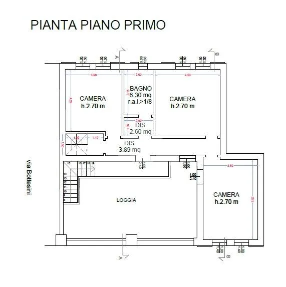 Plan - Renovated Villa with Solar Panels in Vailate