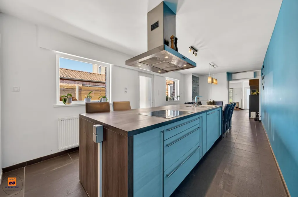 Kitchen - Renovated House with Terrace in Evergem