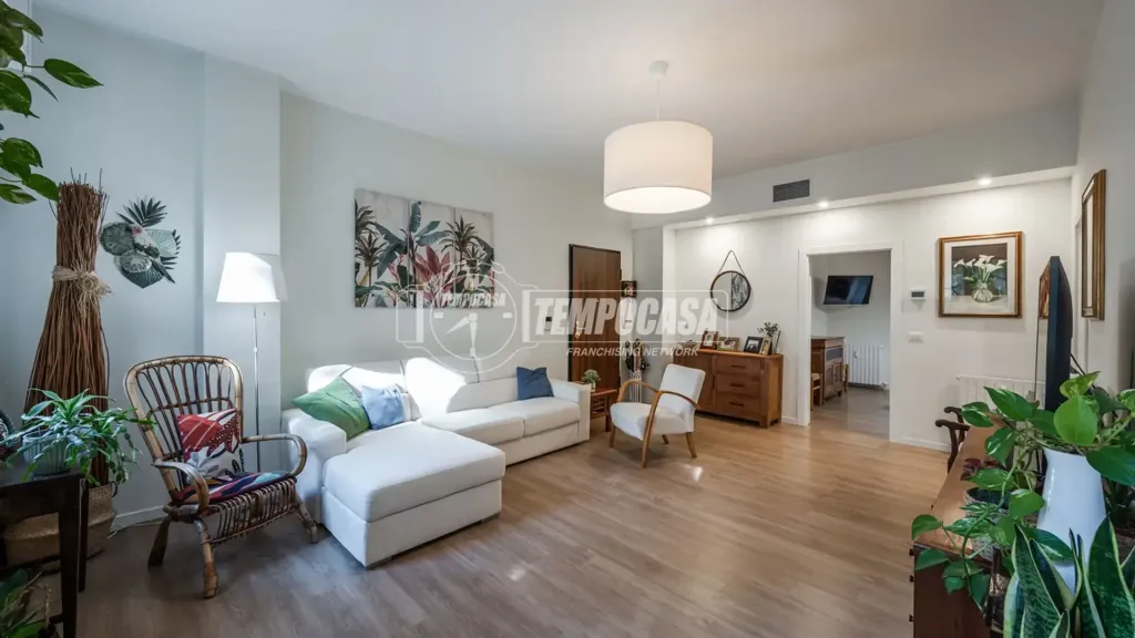 Living Room - Fully Rented Apartment with Balcony in Castenaso