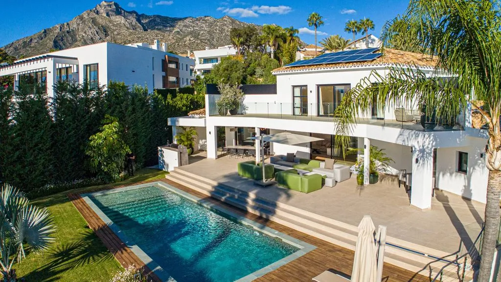Piscine - Luxury Villa with Sea View in Marbella