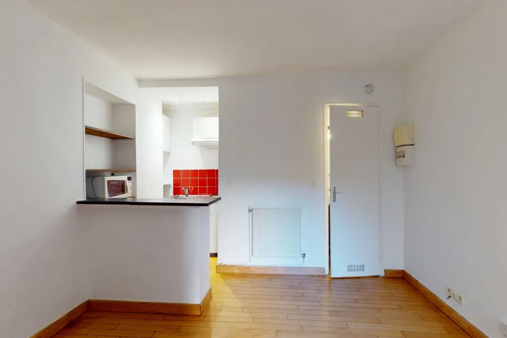 Köök - Studio Apartment with Courtyard View in Paris 14th