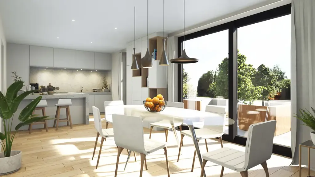 Söögituba - Eco-Friendly Apartments in Quiet Heusden