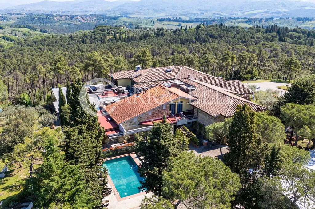 Õhuvaade - Luxury Hotel with Private Park in Chianti