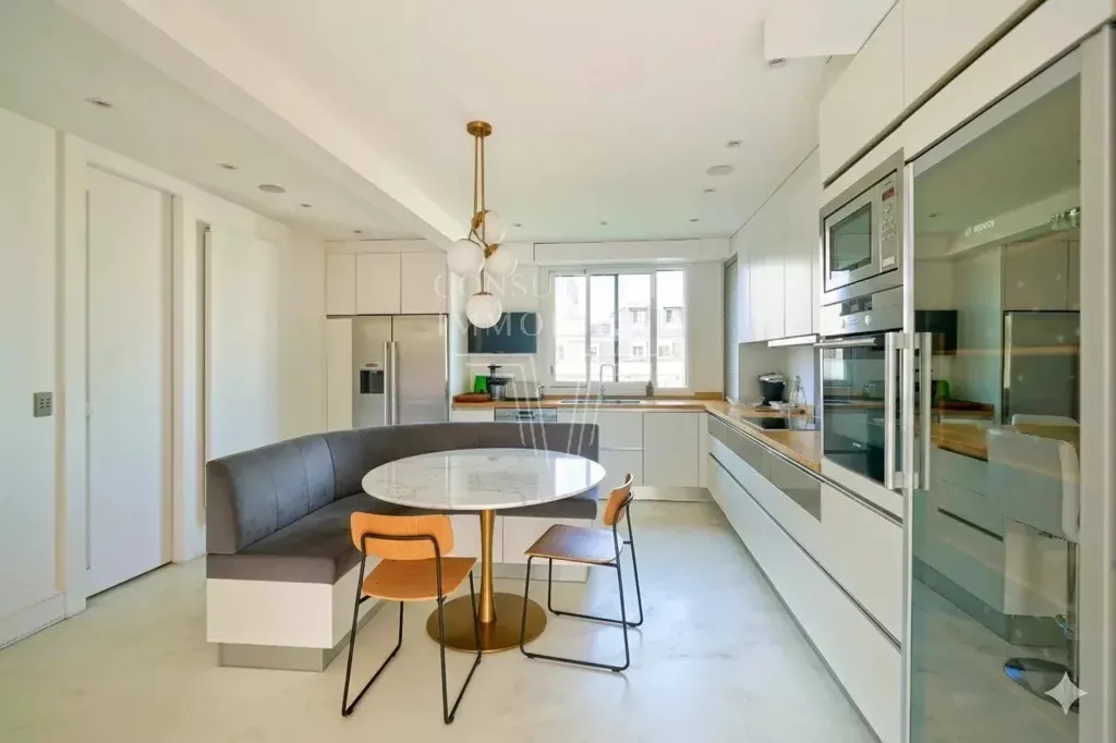 Köök - Penthouse with Terraces in Paris XVI