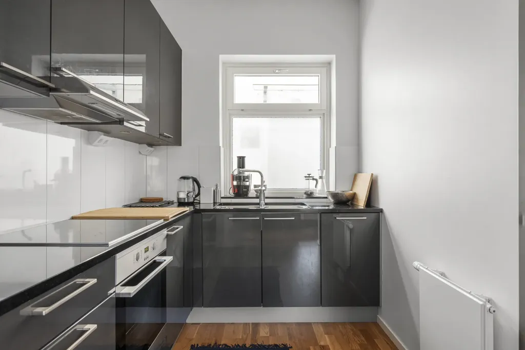 Köök - Apartment with Sea View in Södermalm
