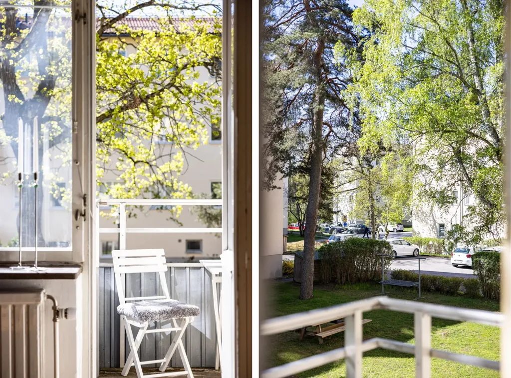 Rõdu - Bright Apartment with Balcony in Hammarbyhöjd