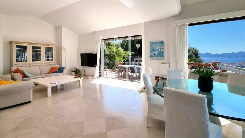 Soggiorno - Villa with Sea View in Cannes