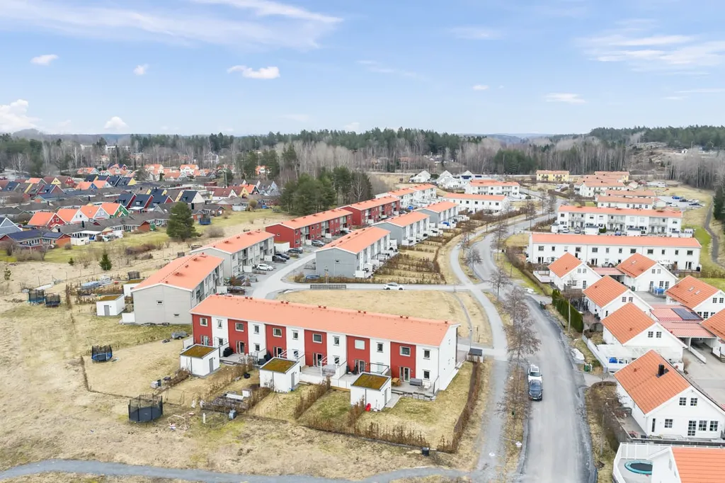 Vue aérienne - Modern Apartment with Garden in Västerhaninge