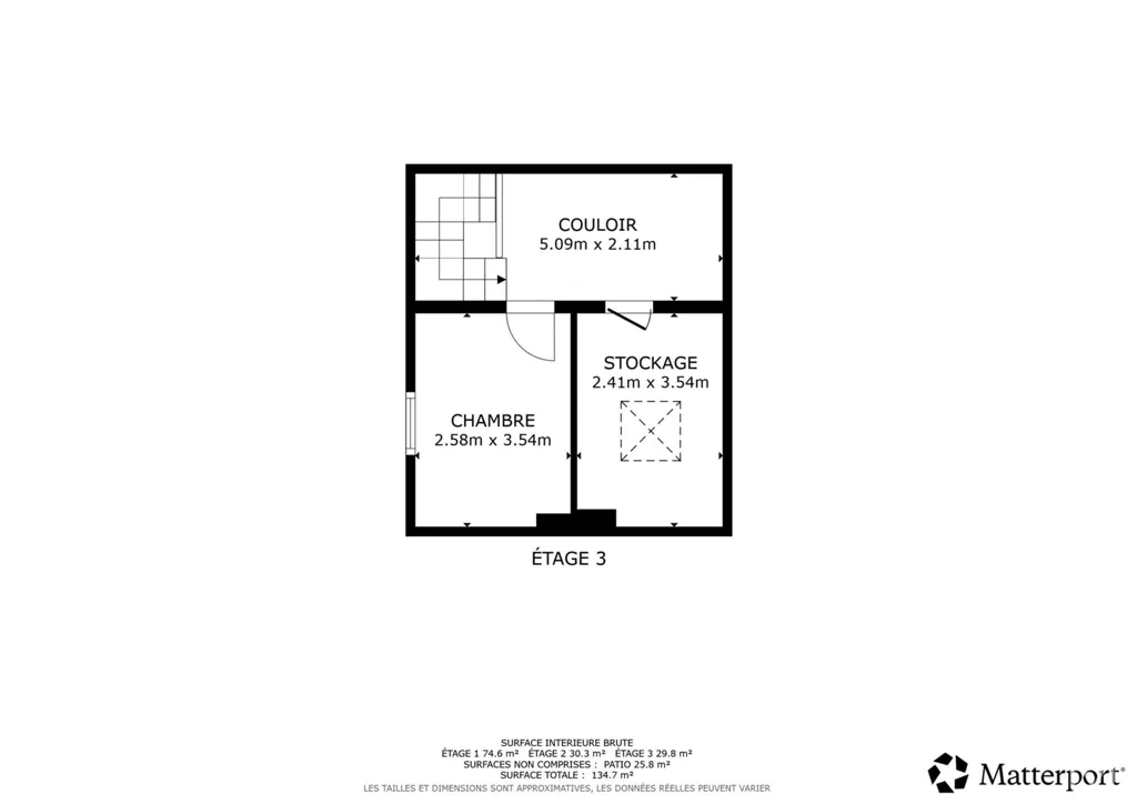 Plan - Maison Semi-Détachée avec Terrasse à Saint-Nicolas