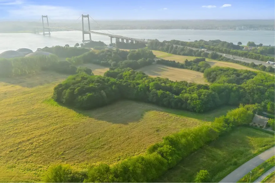 Vue aérienne - Industrial Plot with Harbour Facilities in Fredericia