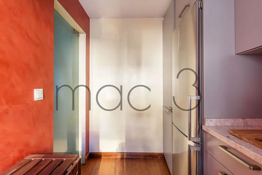 Cuisine - Apartment with Balcony in Justicia, Madrid