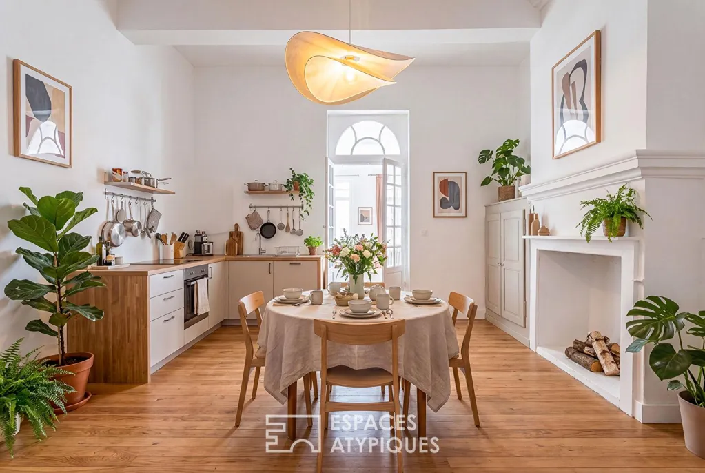 Salle à manger - Appartement Traversant avec Double Destination à Montauban