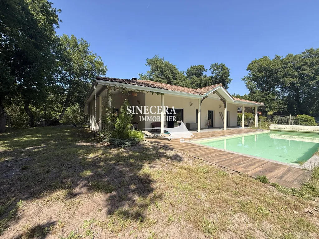 Piscine - Maison Contemporaine avec Piscine à Sanguinet