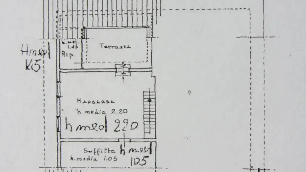 Floor Plan - Panoramic Apartment with Terraces in Montespertoli
