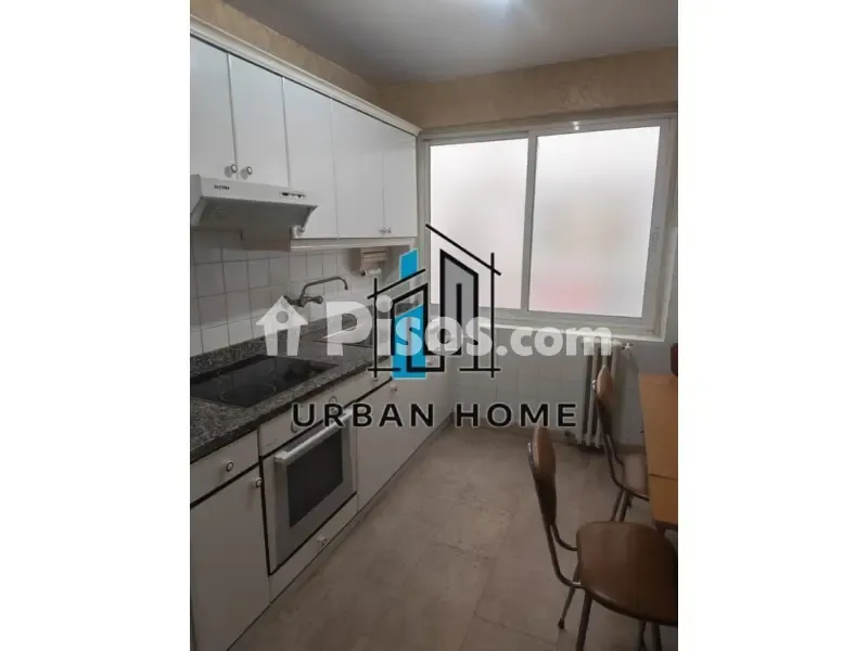 Köök - Apartment with Terrace in San Claudio, León