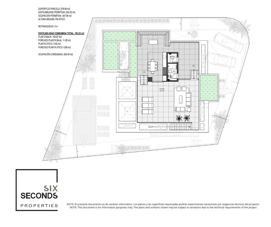 Plan - Luxury Villa with Private Pool in Santa Rosalía