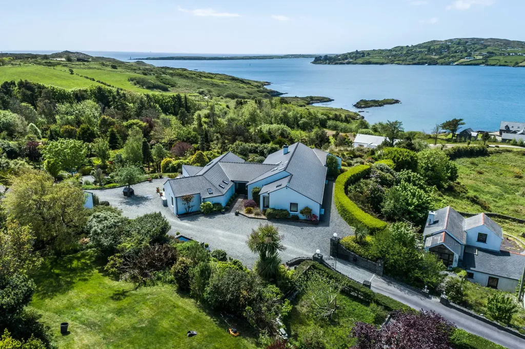 Vue aérienne - Maison 4 chambres à Schull