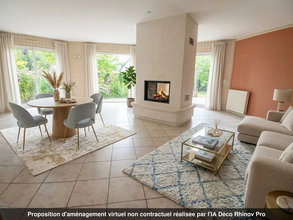 Soggiorno - Spacious House with Beautiful Garden in Pacé