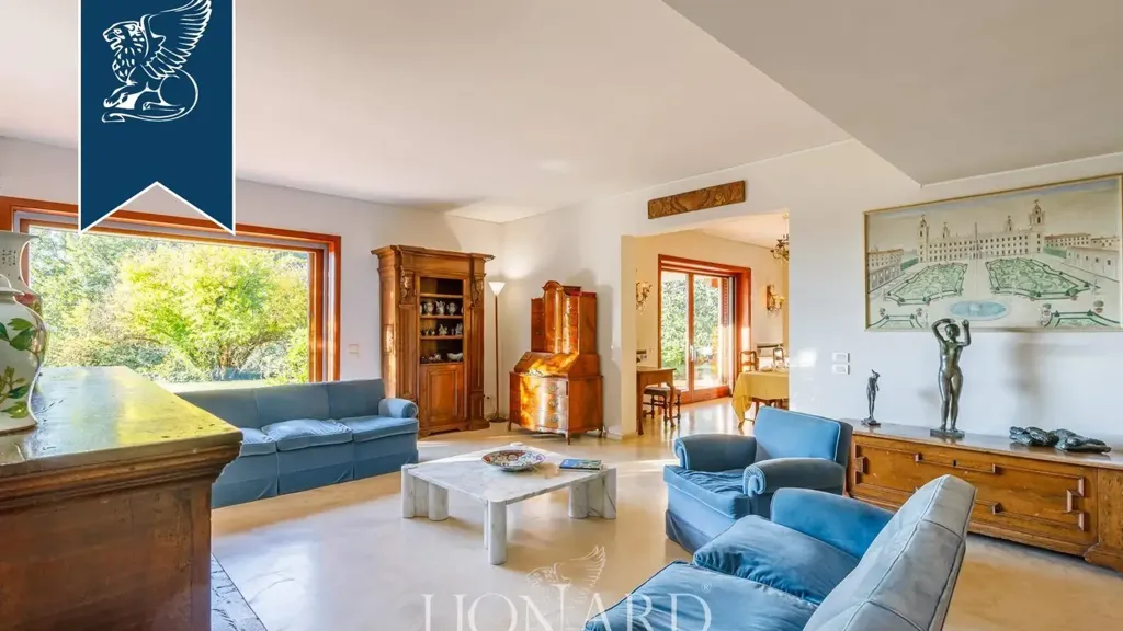 Soggiorno - Luxury Villa with Skyline View in Settignano