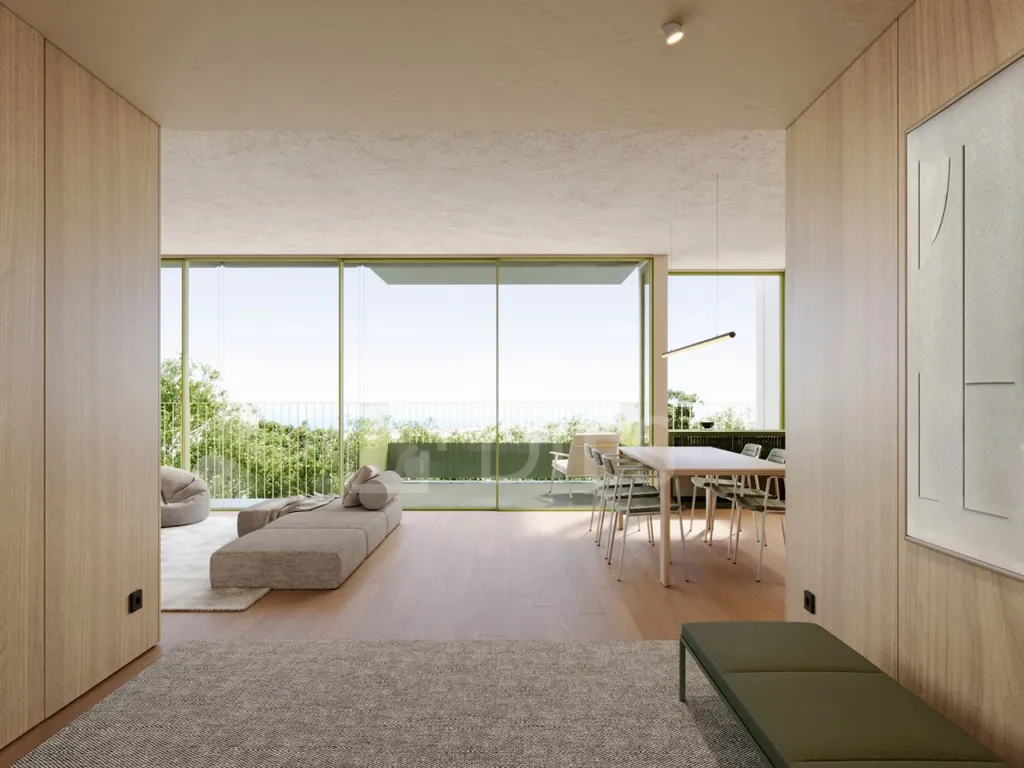 Living Room - Luxury Duplex Villa in Porto's Hollywood