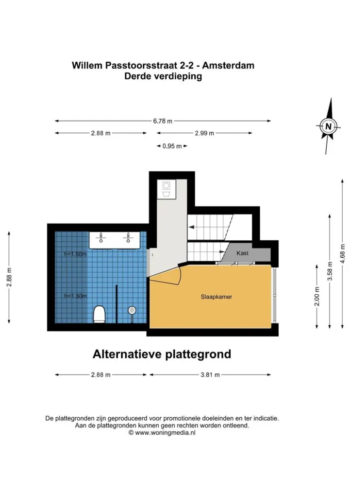 Plaan - Corner Duplex with Skylights in De Pijp