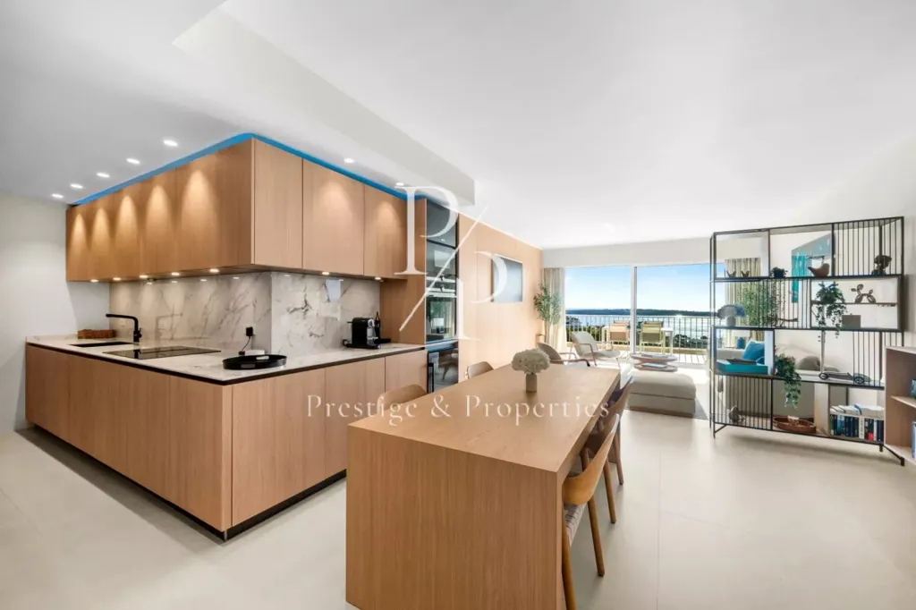 Köök - Apartment with Sea View in Cannes