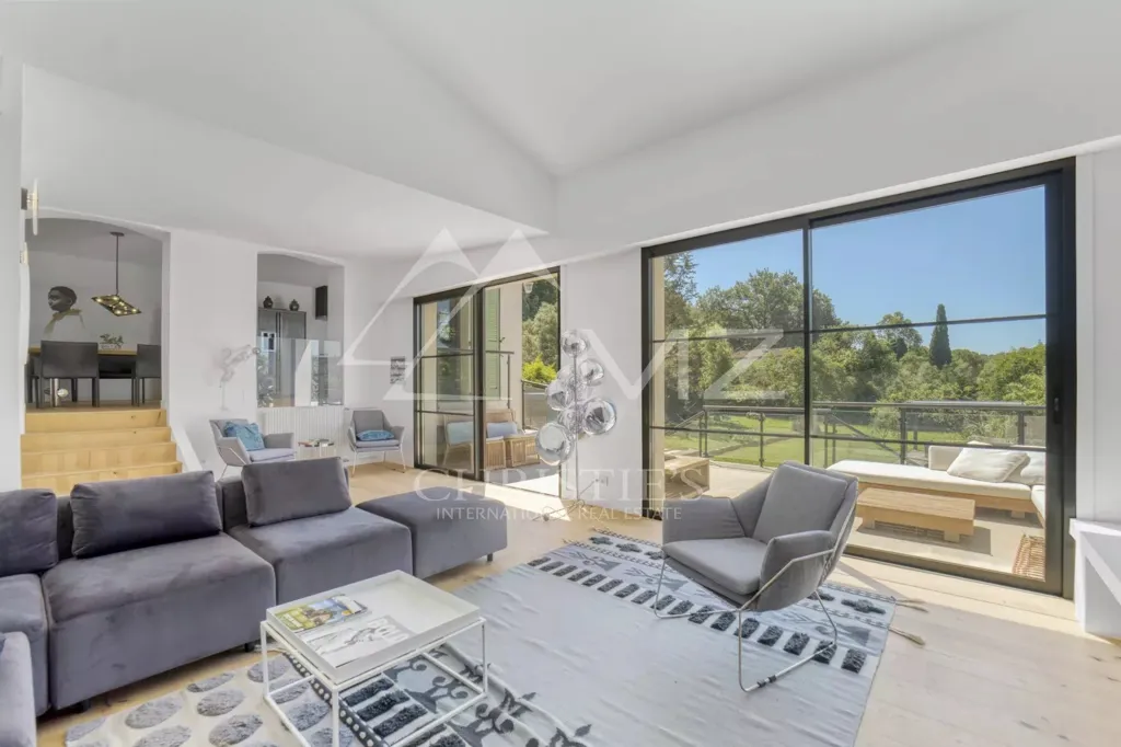 Soggiorno - Renovated Villa with Pool in Valbonne
