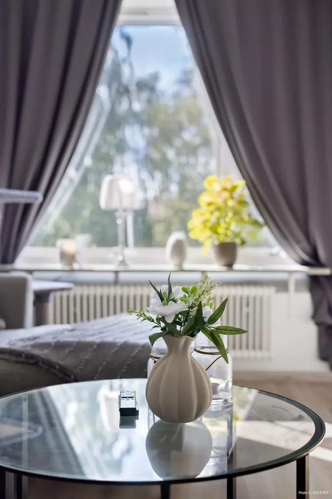 Séjour - Apartment with Balcony in Örkelljunga