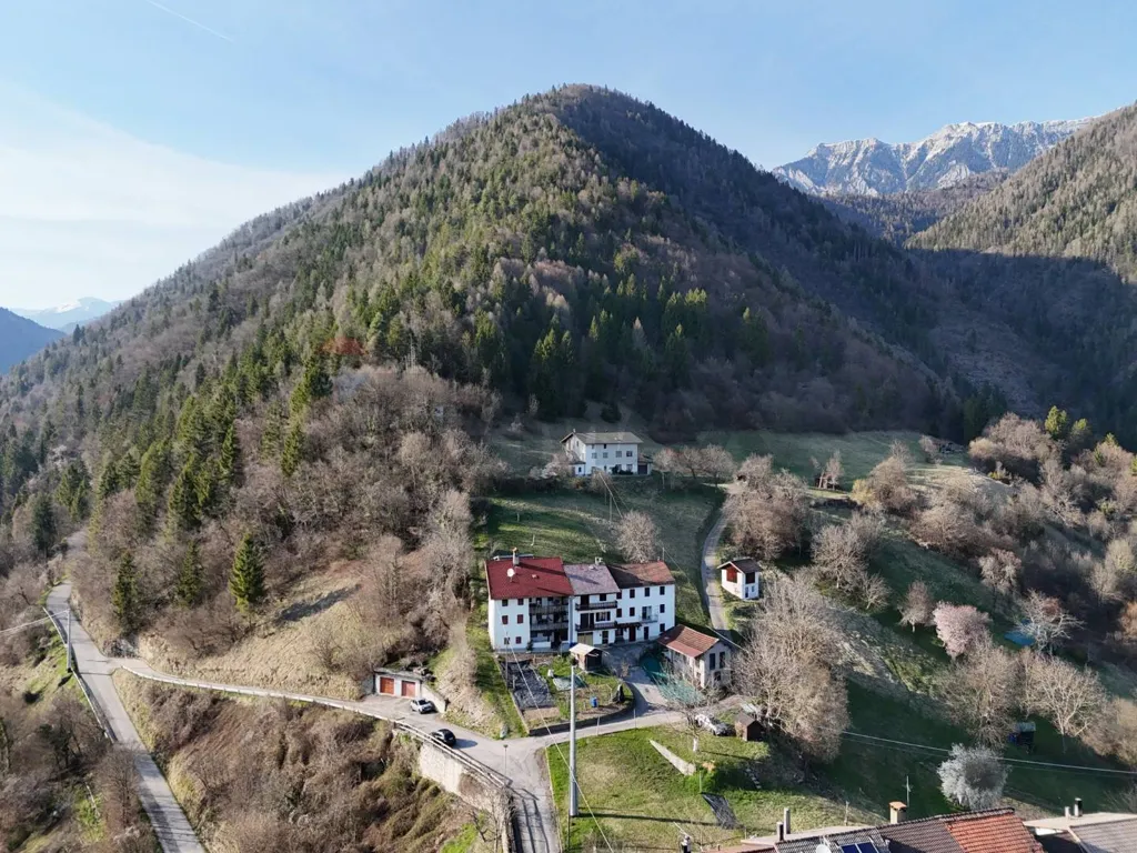 Vue aérienne - Semi-detached House with Garden in Lamon