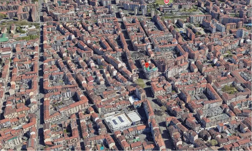 Vue aérienne - Auctioned Apartment with Balcony in Turin