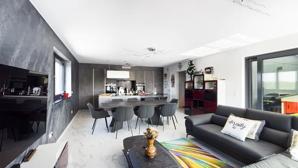 Elutuba - Penthouse with Terraces in Differdange