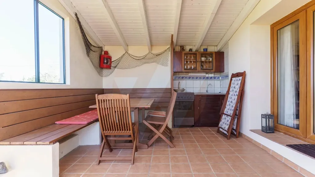 Terrasse - Equestrian Villa with Water View in Beja District