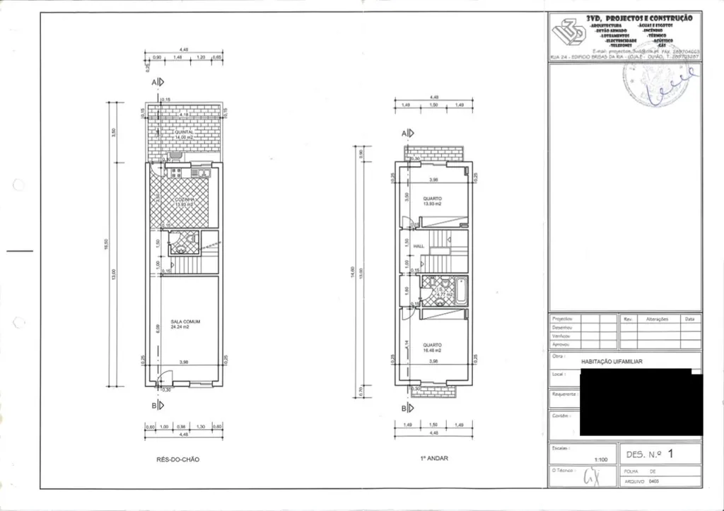Plan - Luxury House with Rooftop Views in Olhão