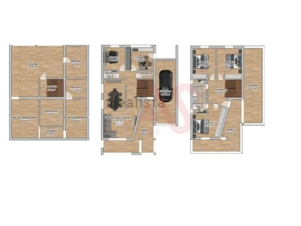 Plaan - 4-Bedroom House with Pool in Almancil, Loulé